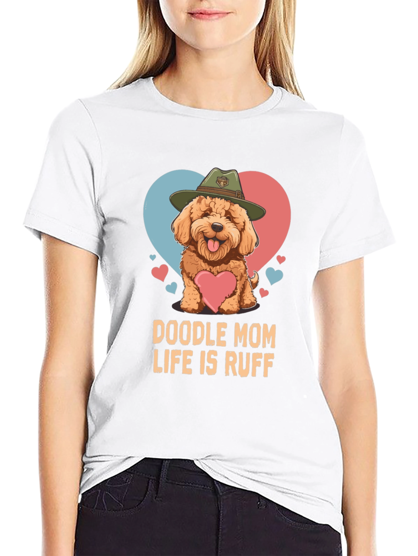 Doodle Mom Life is Ruff T-Shirt