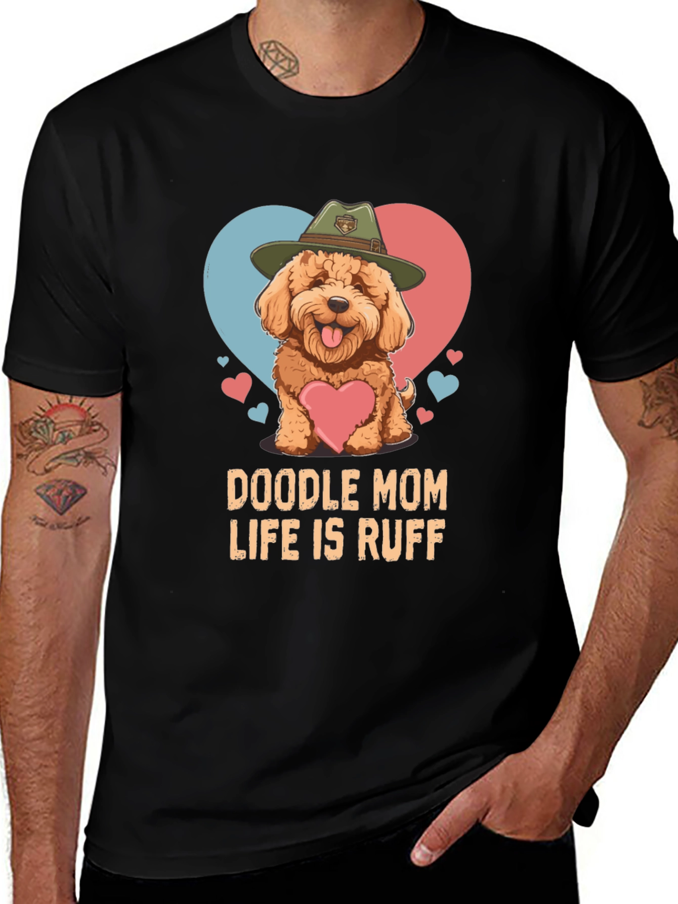 Doodle Mom Life is Ruff T-Shirt