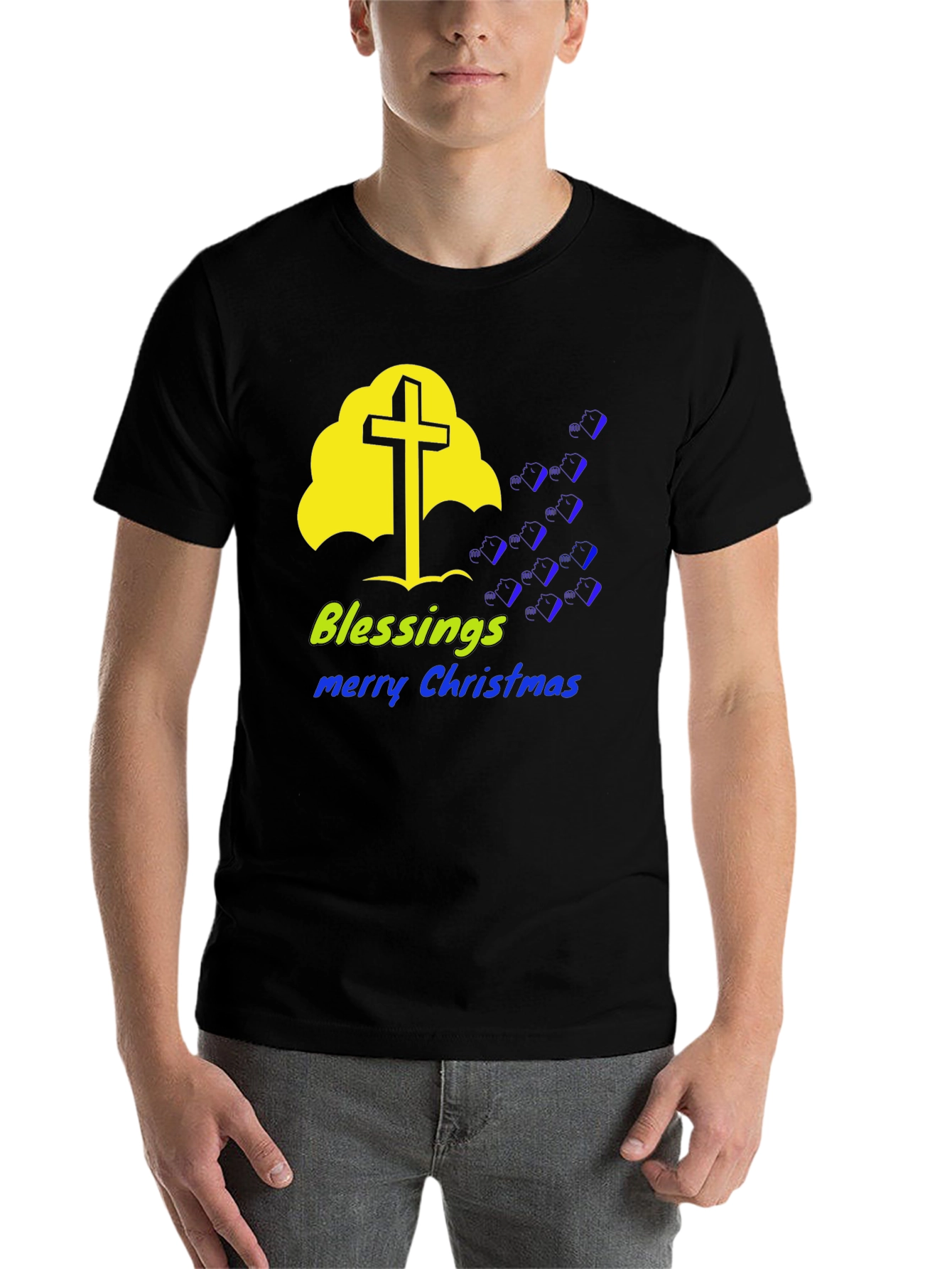 Blessings Merry Christmas Graphic Tee