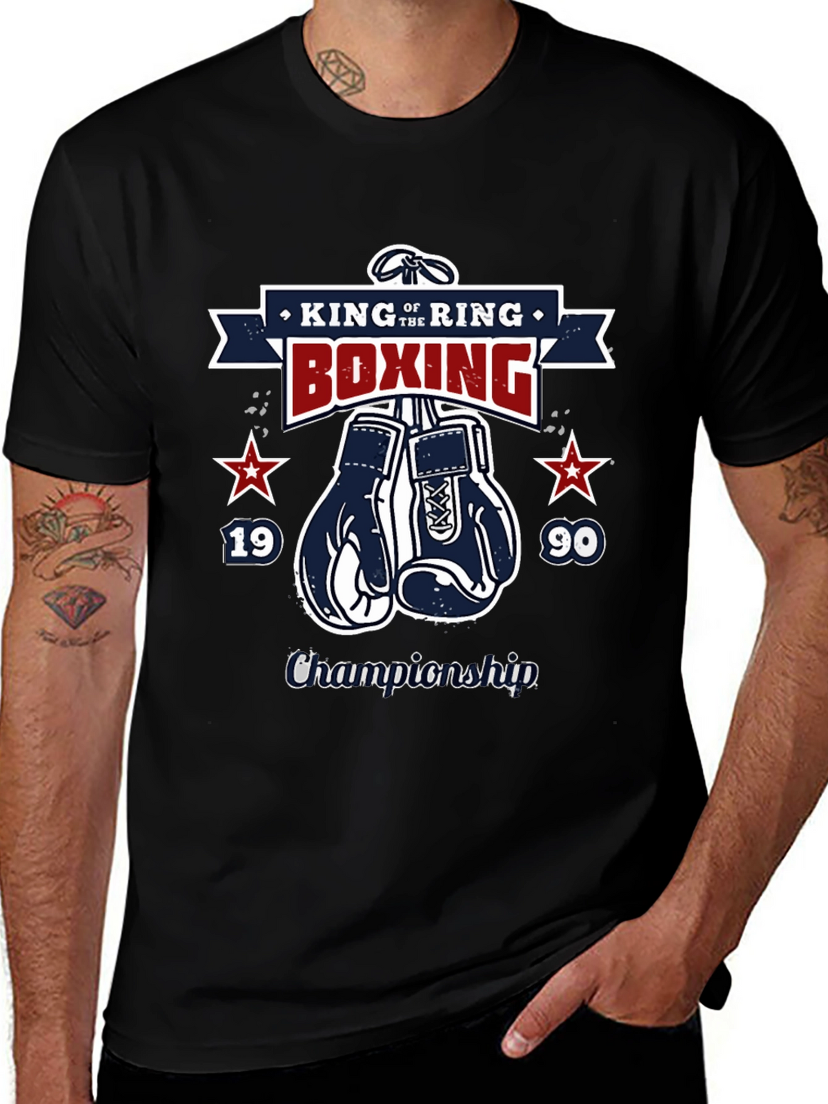 King of the Ring Boxing Graphic T-Shirt