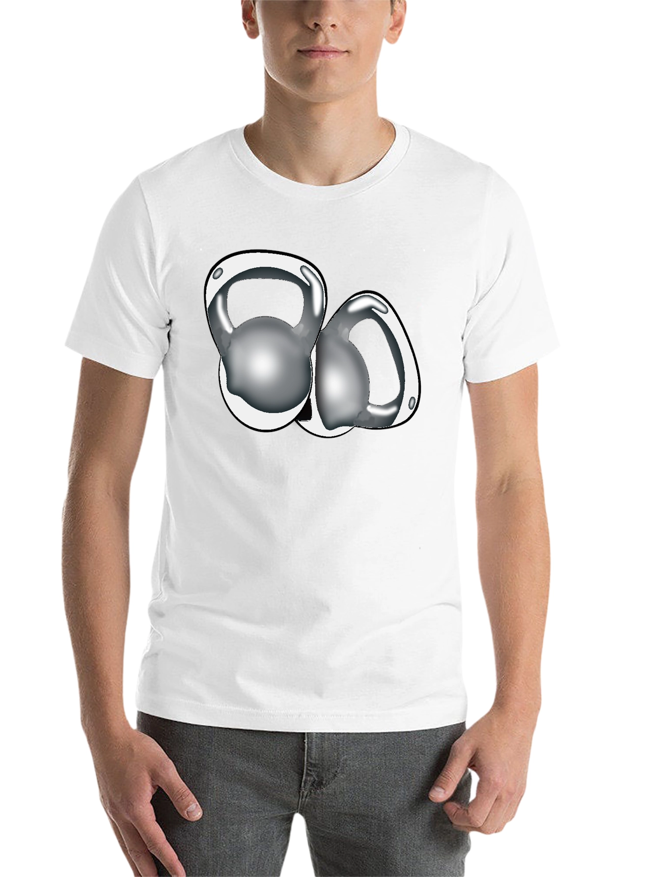 Kettlebell Graphic Black T-Shirt