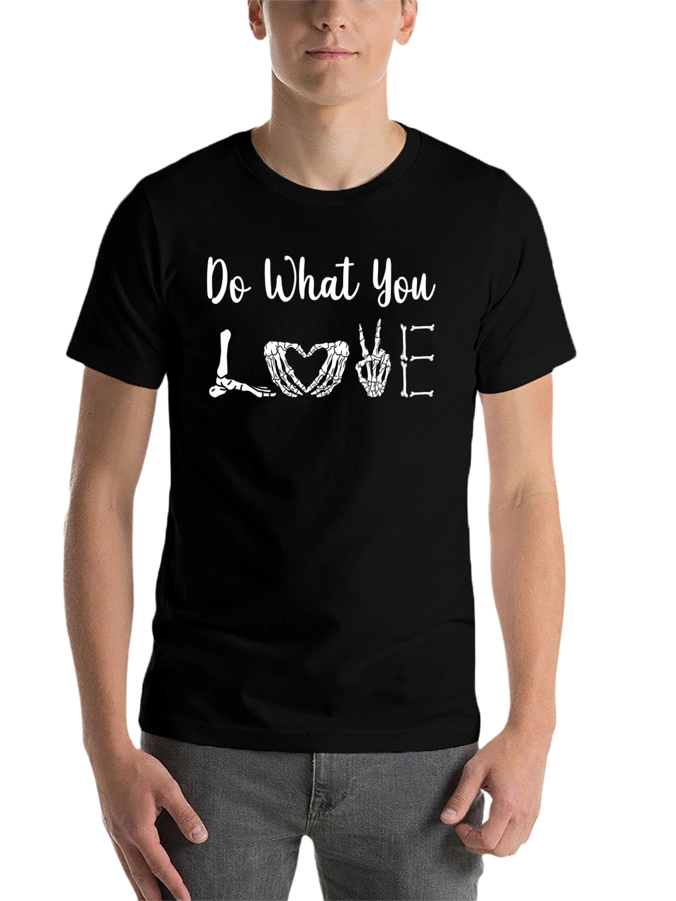 Do What You Love Skeleton T-Shirt