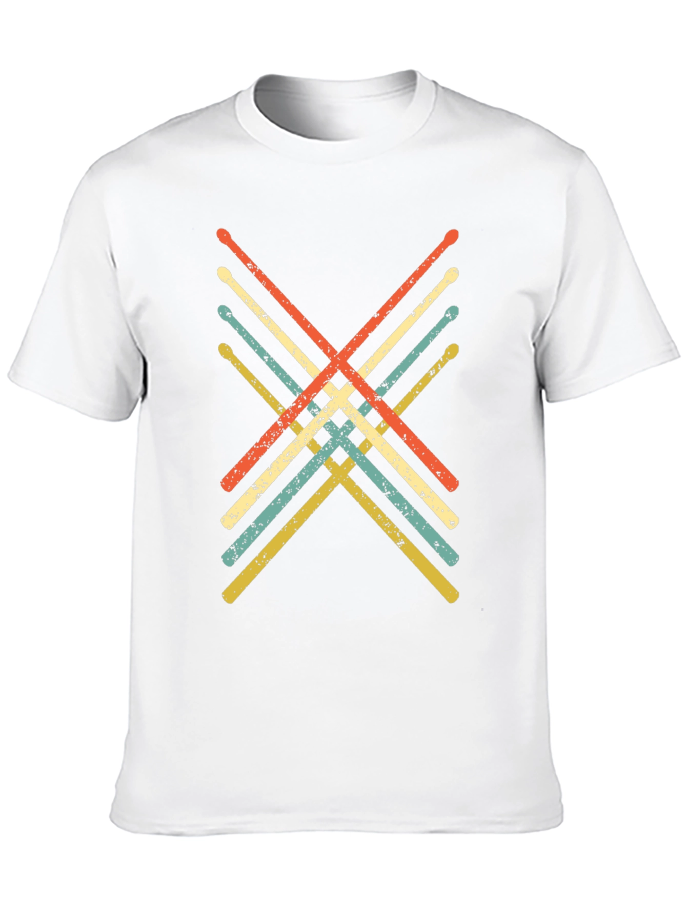 Retro Drumsticks Graphic Tee