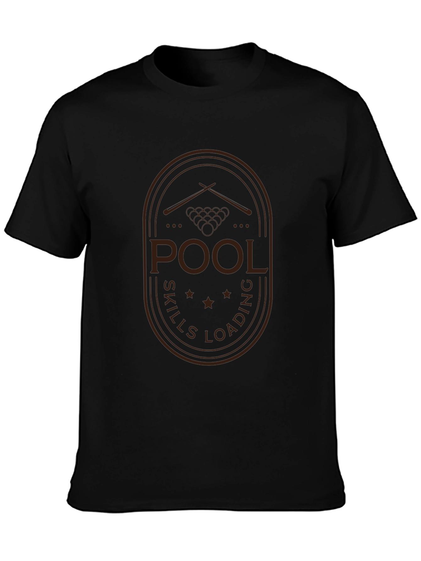 Pool Skills Loading T-Shirt - Black