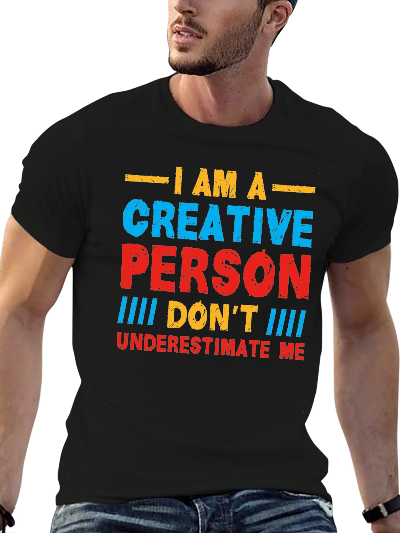 Creative Person Graphic T-Shirt - Bold Statement Tee