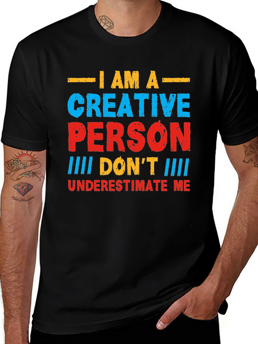 Creative Person Graphic T-Shirt - Bold Statement Tee