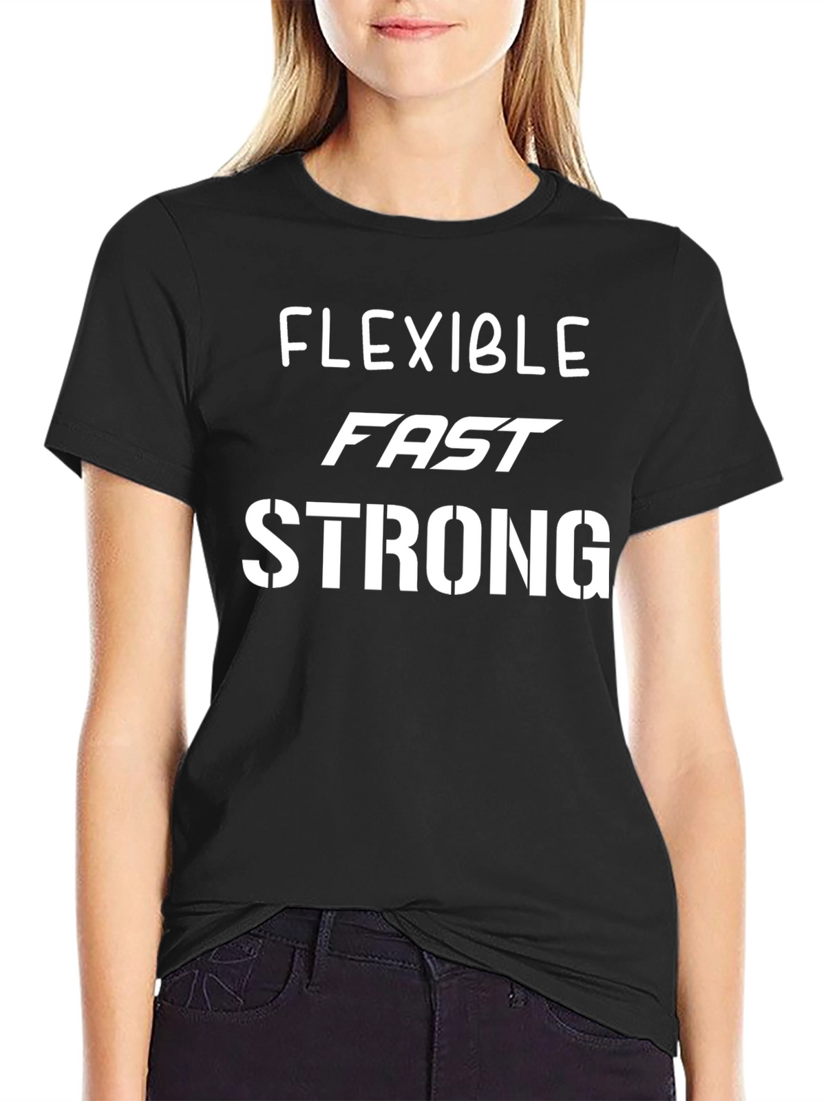 Flexible Fast Strong T-Shirt - Black