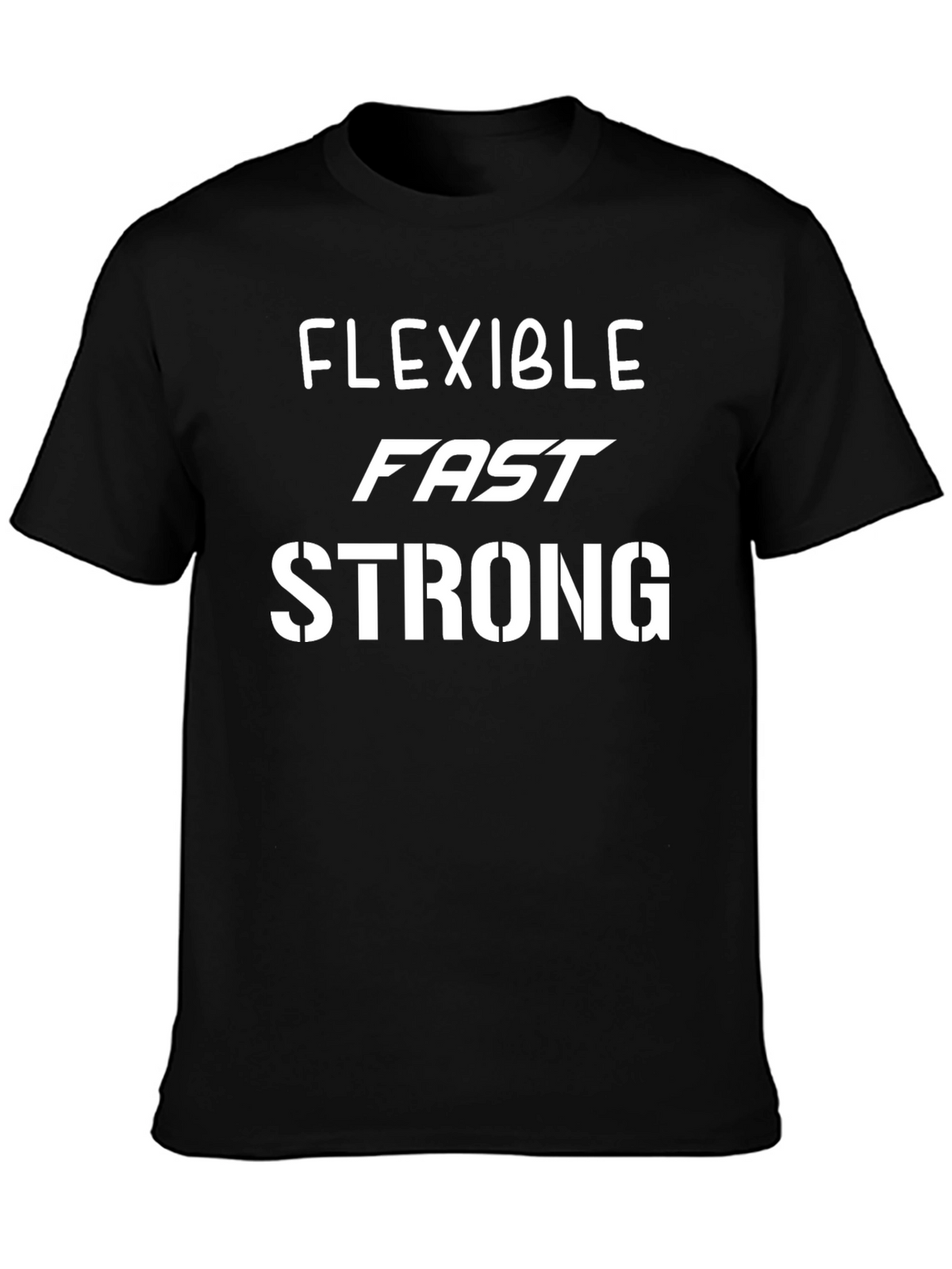Flexible Fast Strong T-Shirt - Black