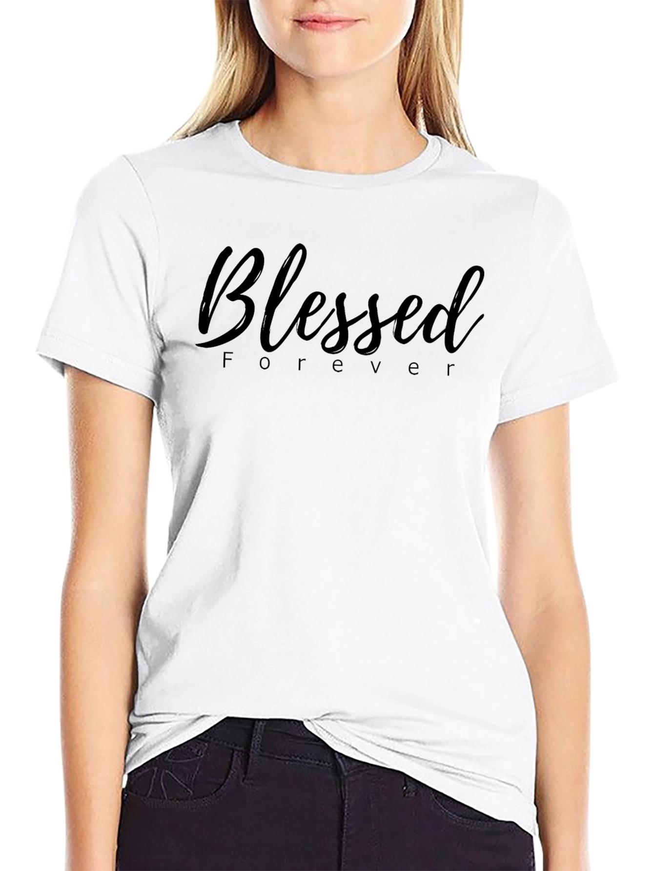 Blessed Forever Black T-Shirt
