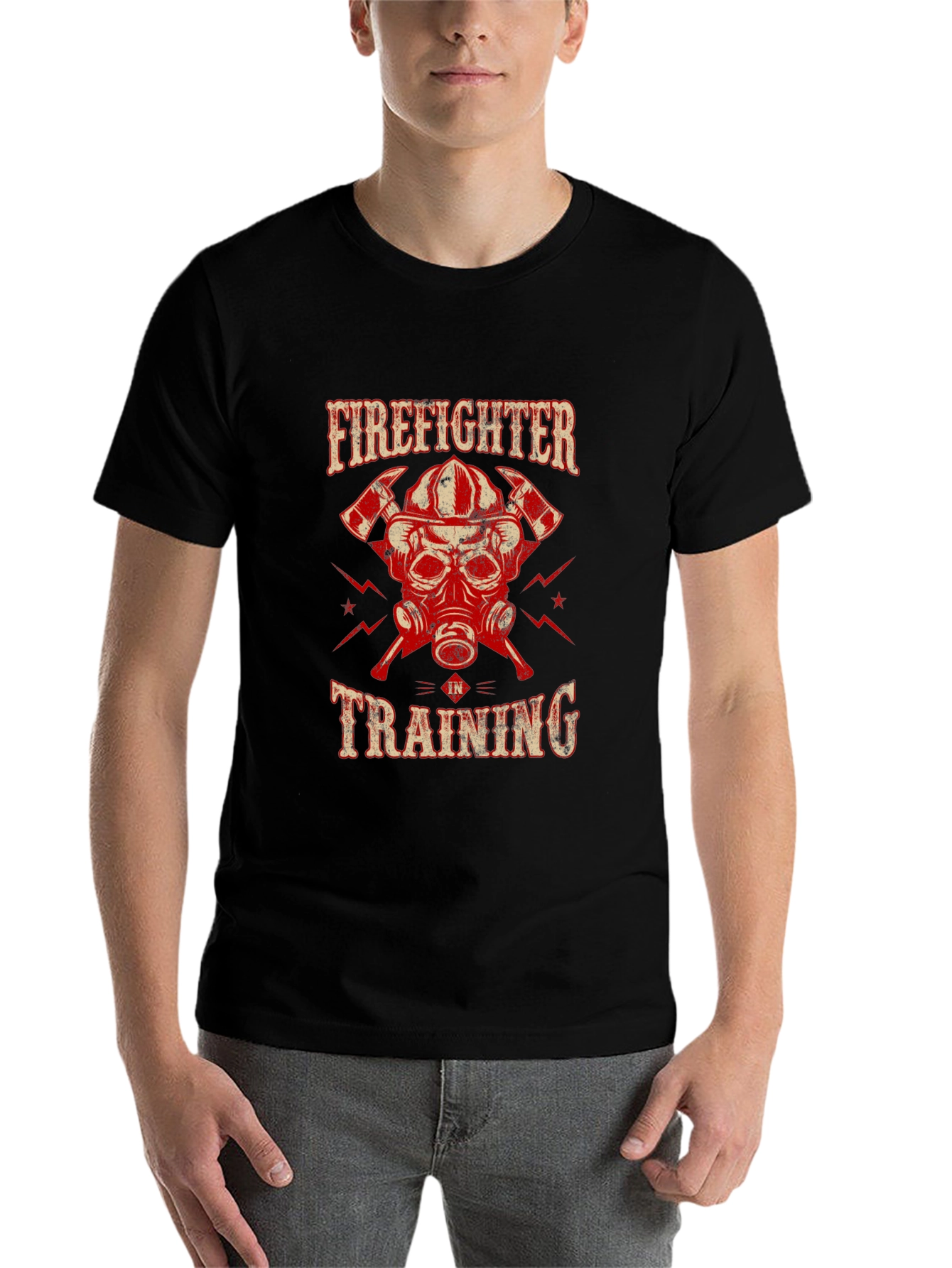 Firefighter in Training Graphic T-Shirt