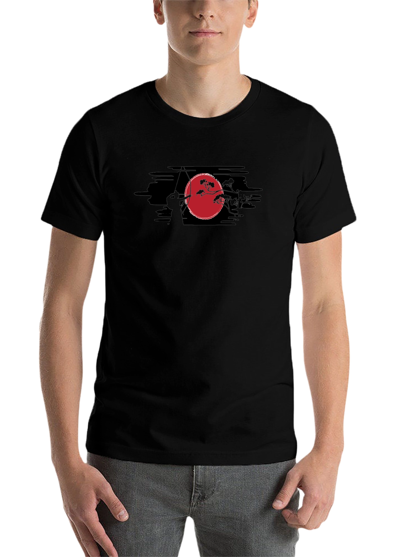 Samurai Archer T-Shirt - Mens Black Graphic Tee