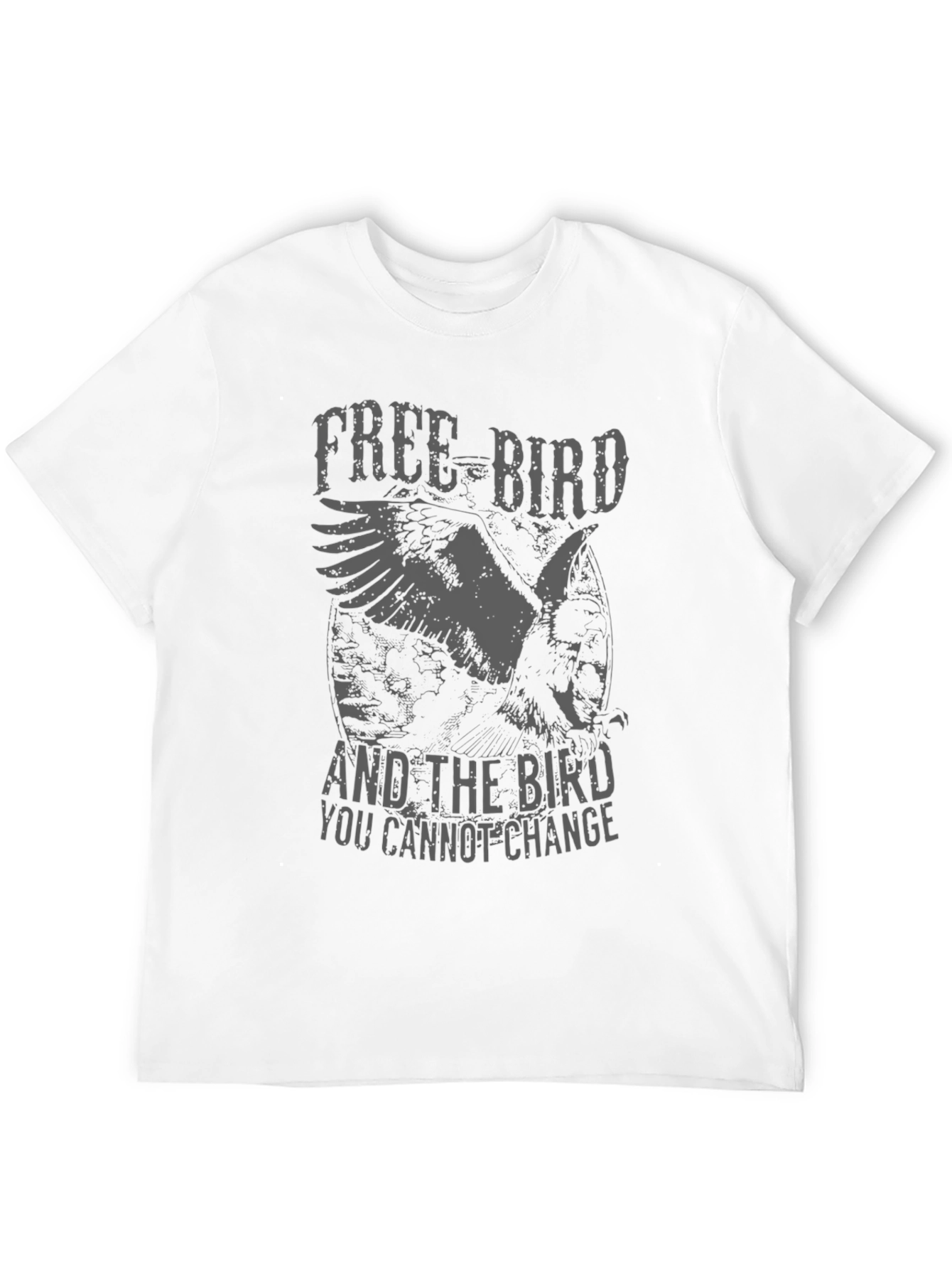 Free Bird Graphic Tee - Rock & Roll Style
