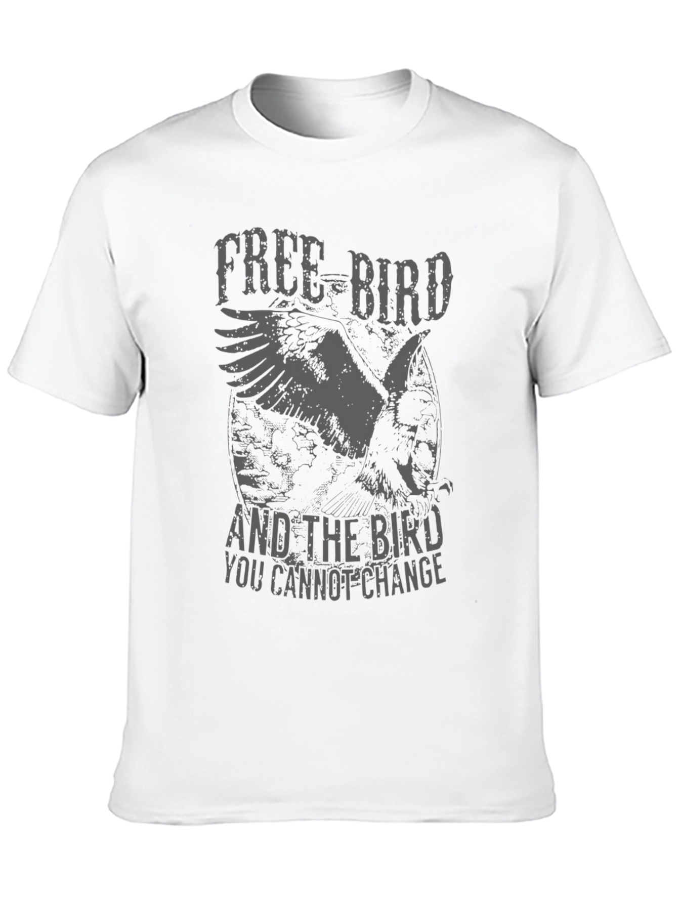 Free Bird Graphic Tee - Rock & Roll Style