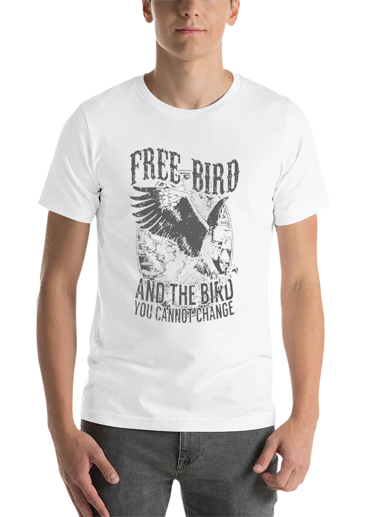 Free Bird Graphic Tee - Rock & Roll Style