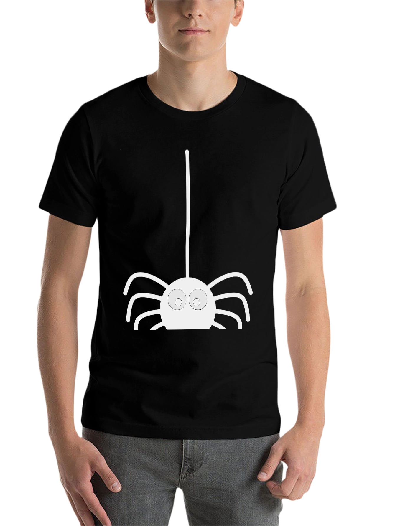 Funny Halloween Spider Graphic T-Shirt