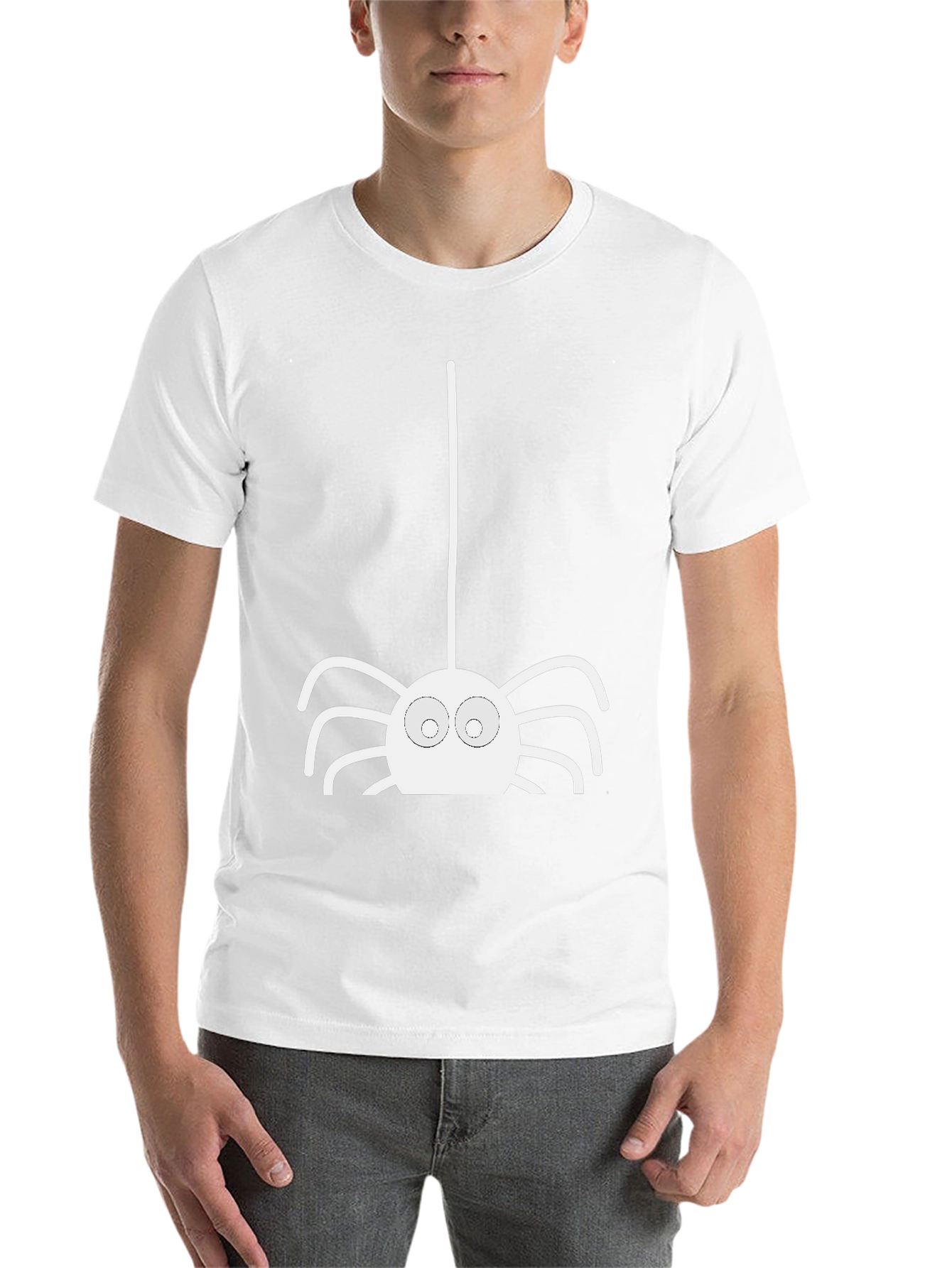 Funny Halloween Spider Graphic T-Shirt
