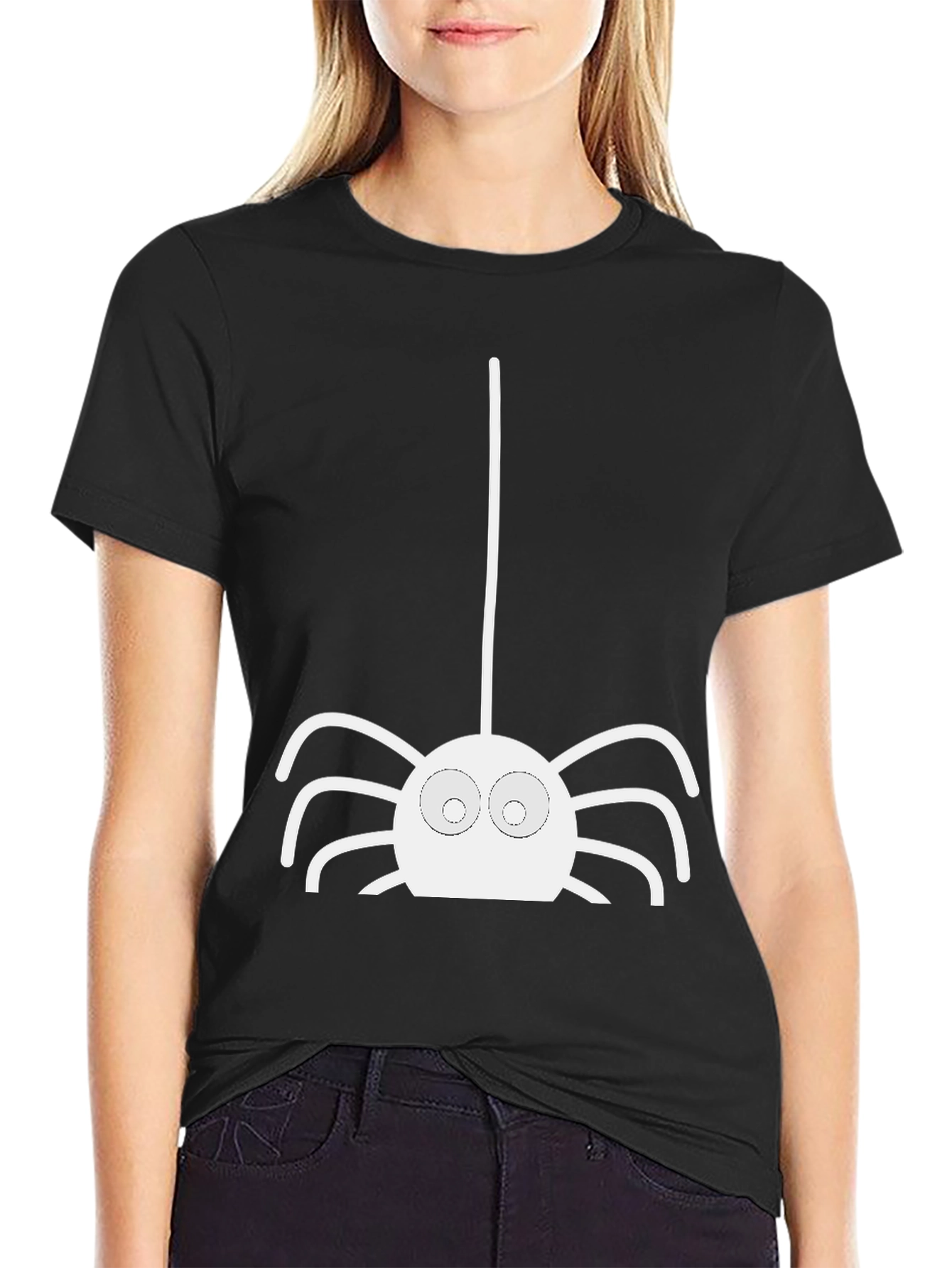 Funny Halloween Spider Graphic T-Shirt