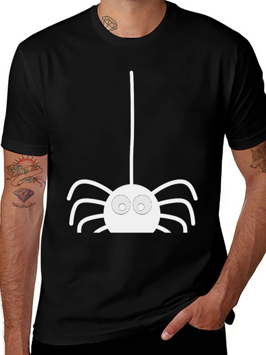 Funny Halloween Spider Graphic T-Shirt