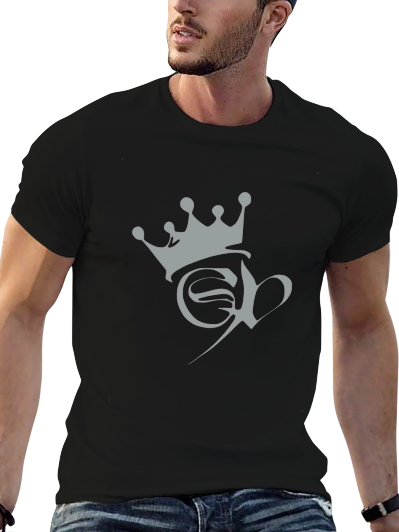 Crowned Logo Graphic Tee - Modern Fit