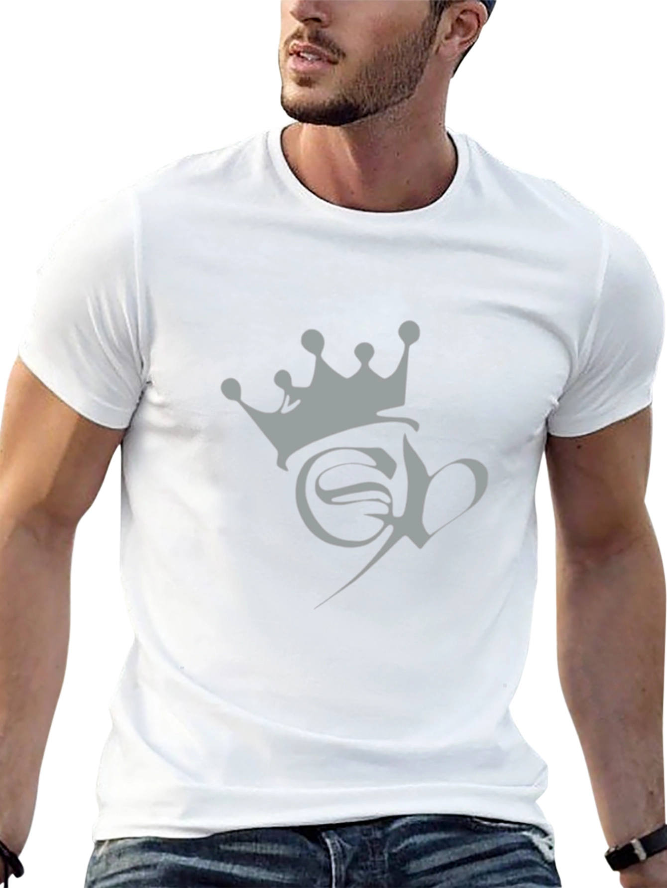 Crowned Logo Graphic Tee - Modern Fit