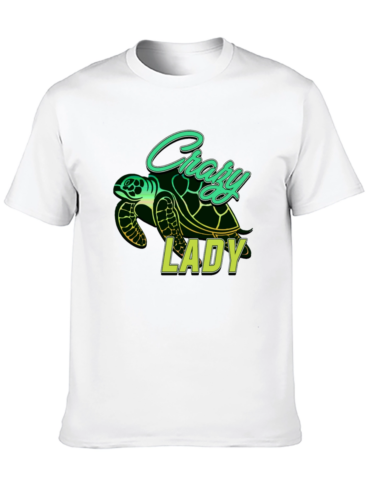 Crazy Lady Turtle T-Shirt