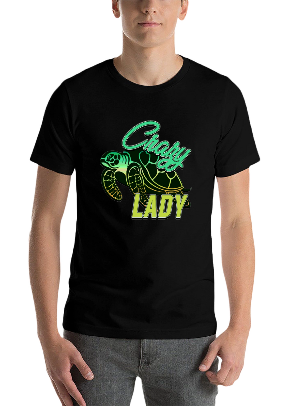 Crazy Lady Turtle T-Shirt