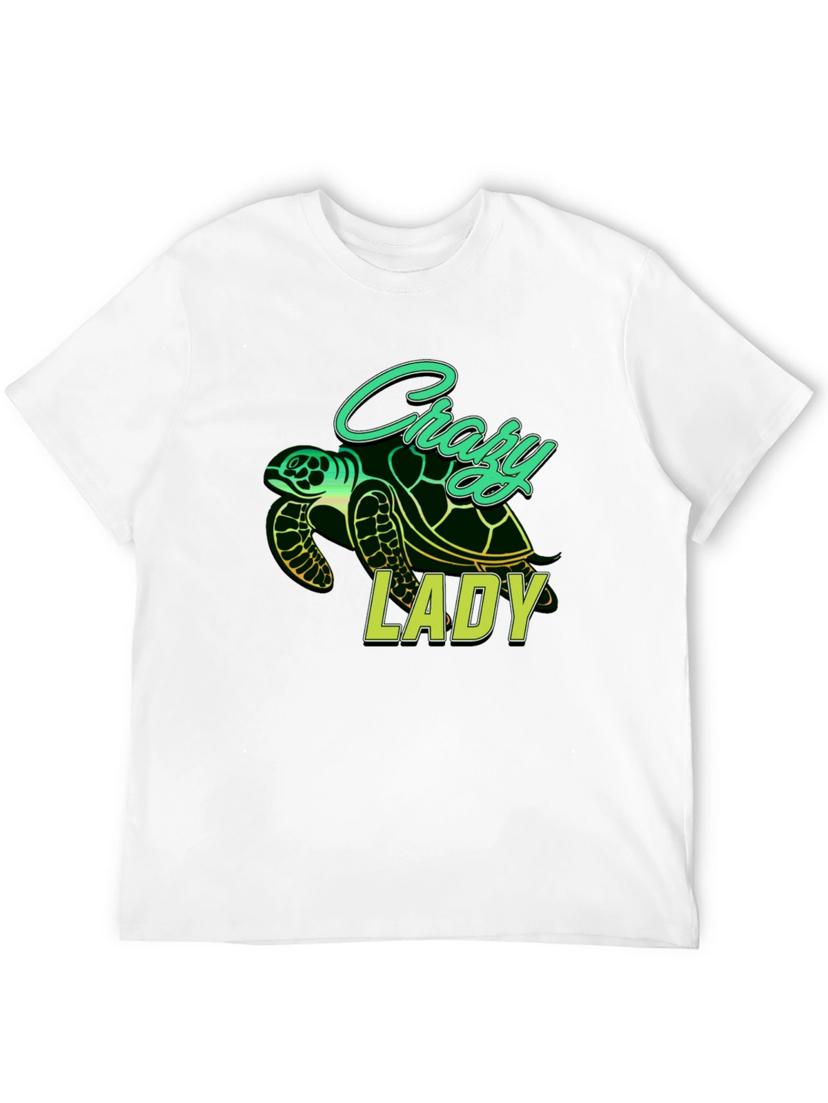 Crazy Lady Turtle T-Shirt