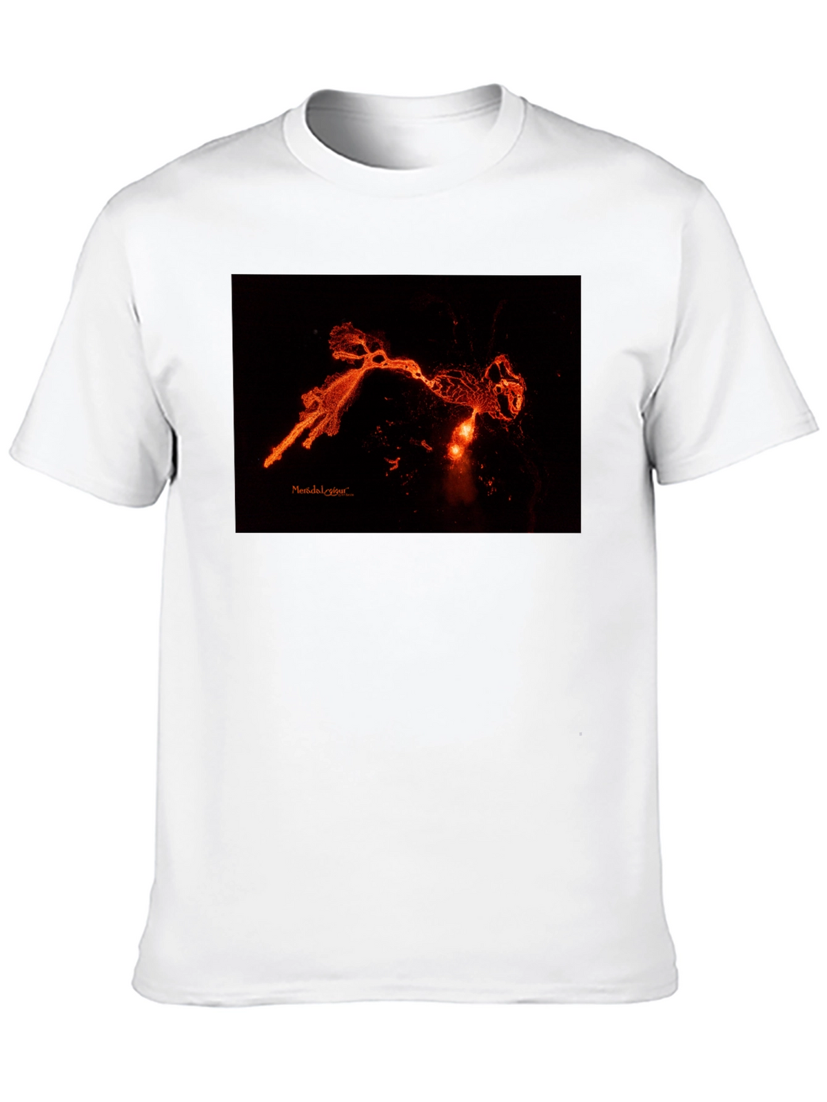 Abstract Graphic Print Black T-Shirt