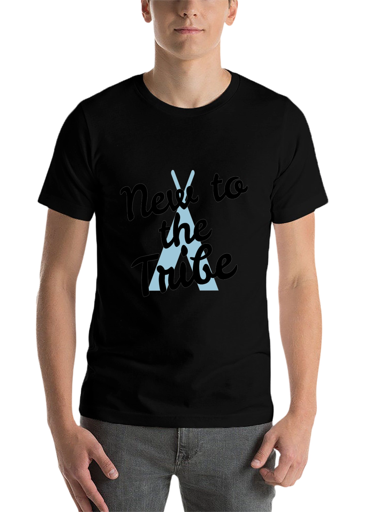 New to the Tribe T-Shirt - Black Tee
