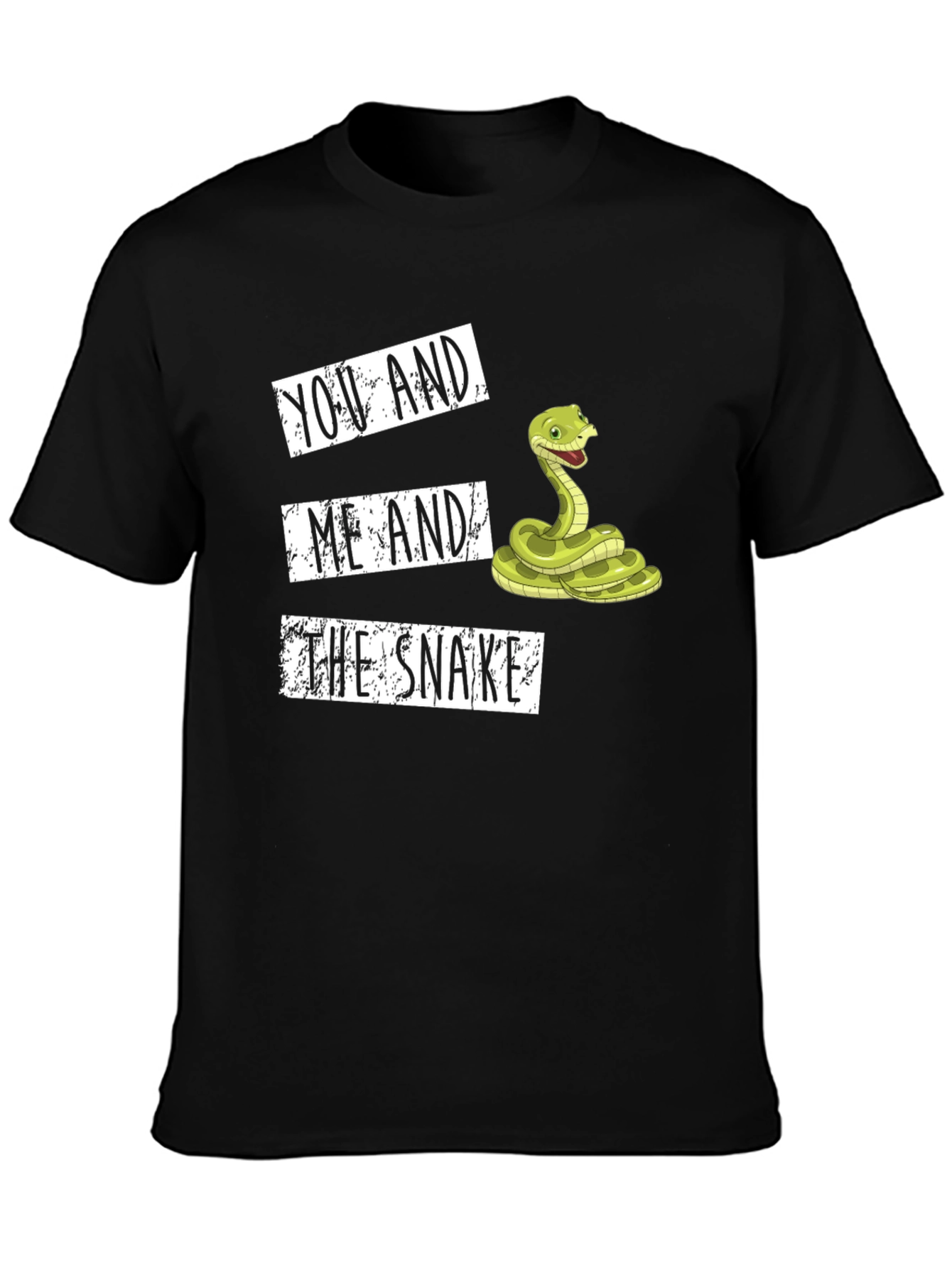You and Me and the Snake Graphic Tee