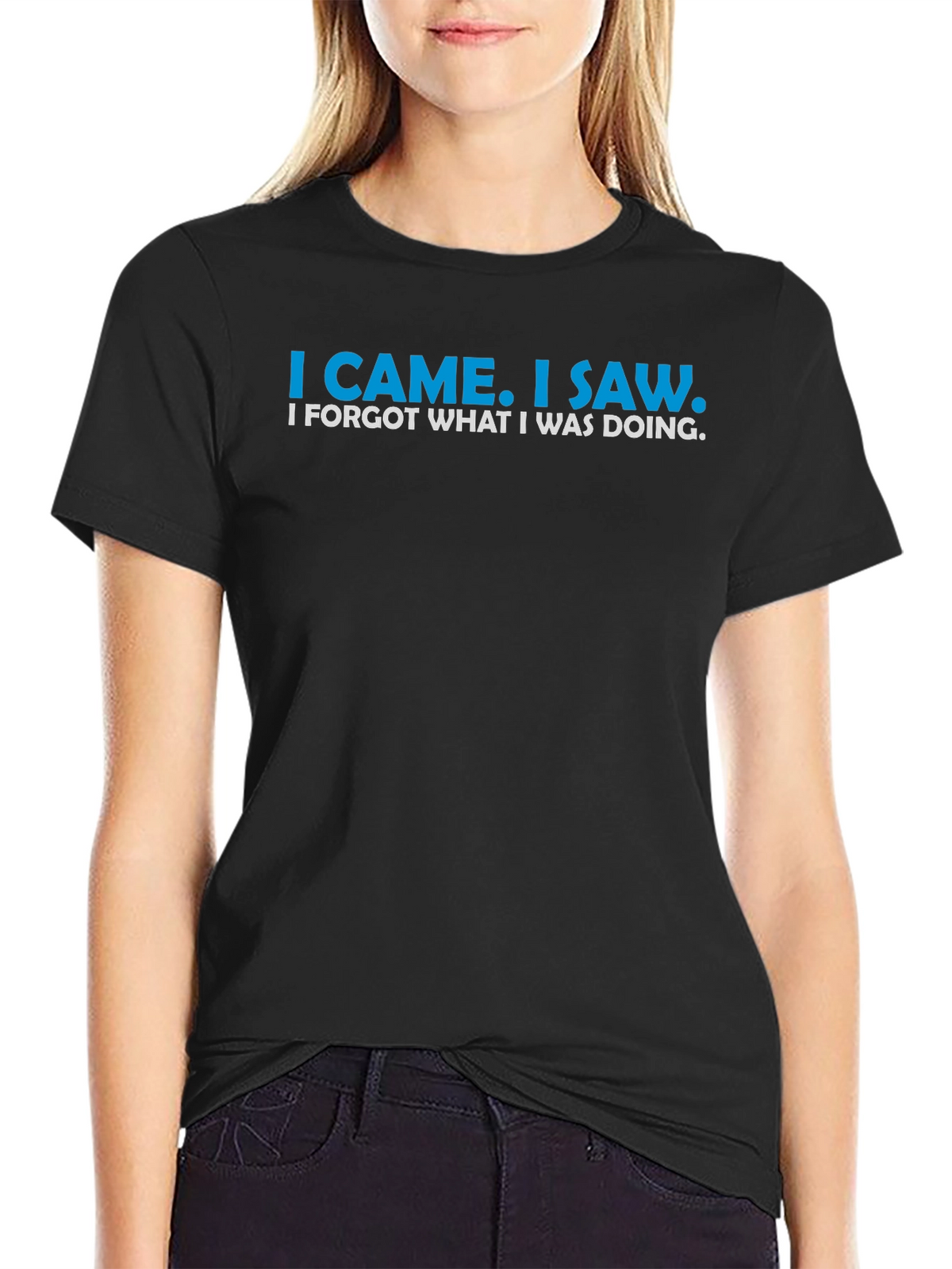 Funny I Came I Saw Graphic T-Shirt