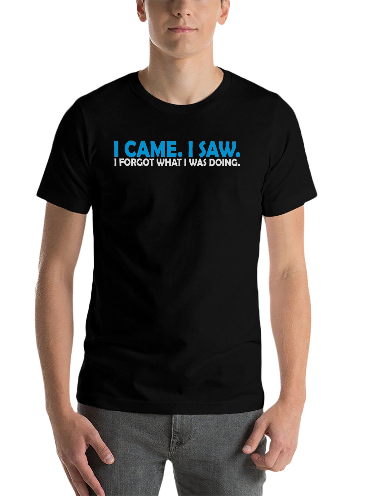 Funny I Came I Saw Graphic T-Shirt