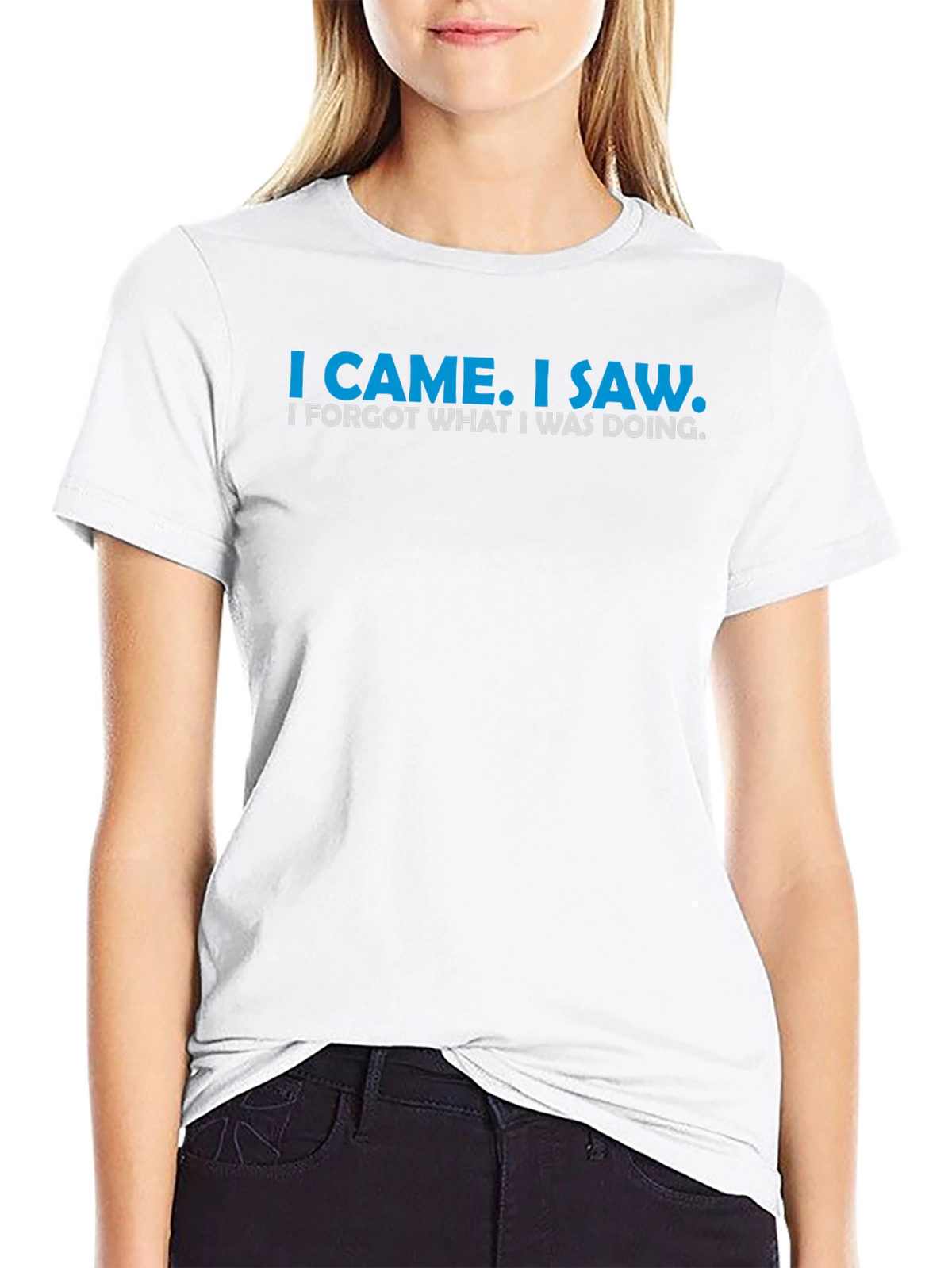 Funny I Came I Saw Graphic T-Shirt