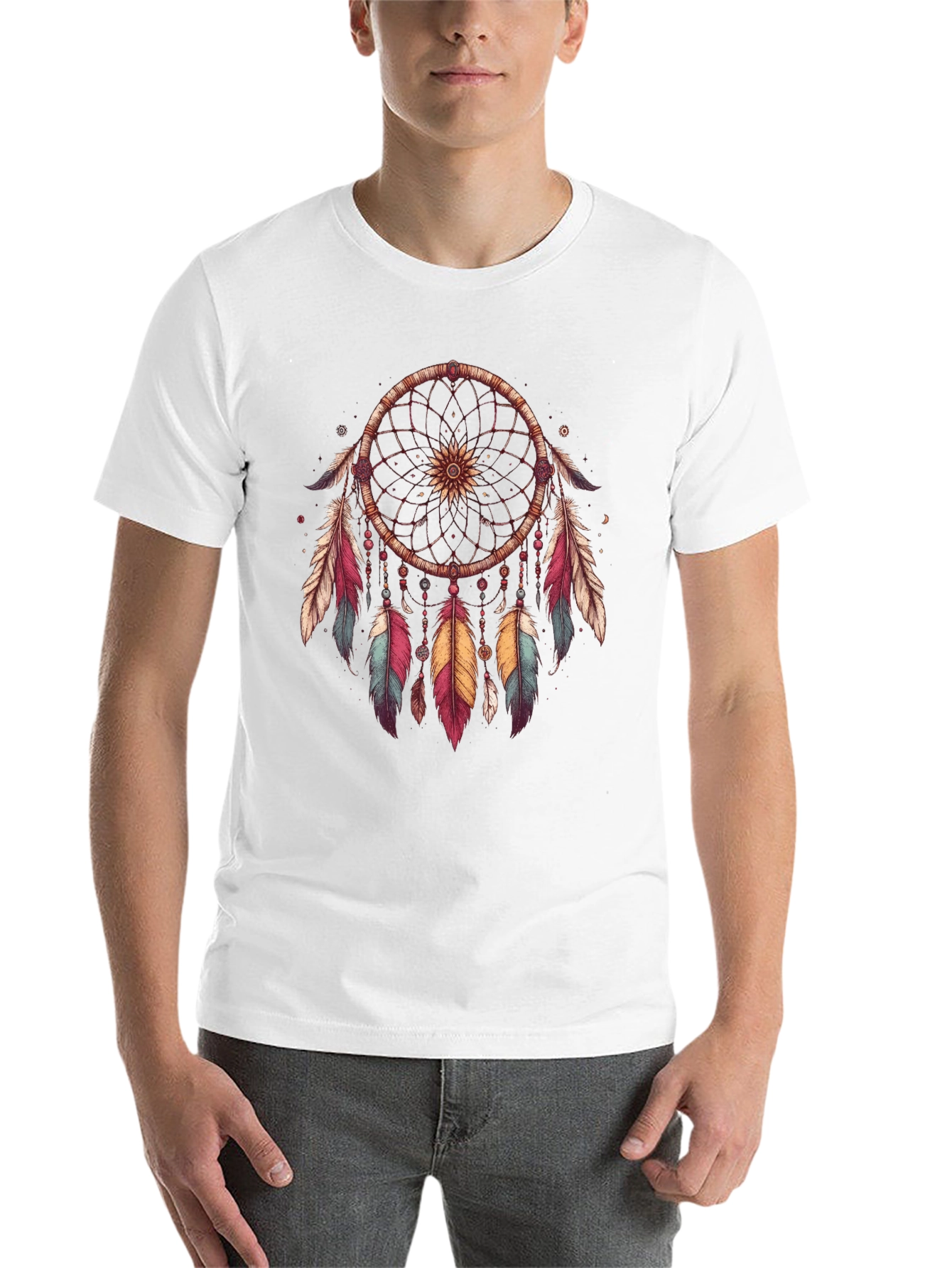 Dreamcatcher Graphic Tee - Native American Inspired