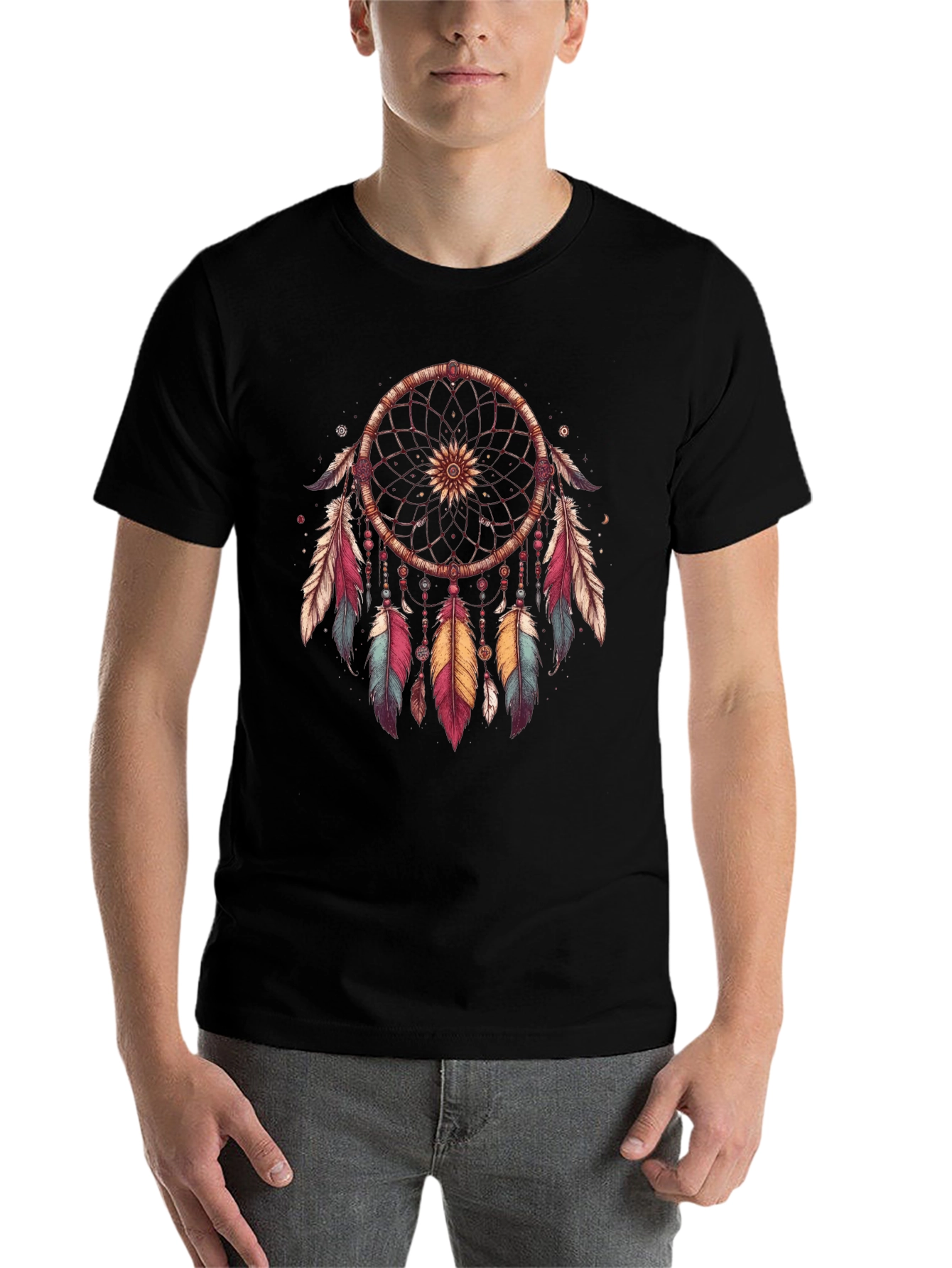 Dreamcatcher Graphic Tee - Native American Inspired