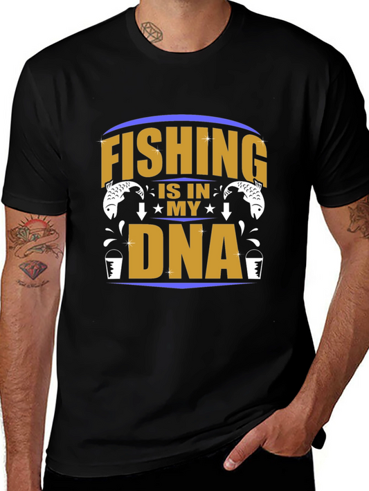 Fishing is in My DNA T-Shirt - Fisherman Tee