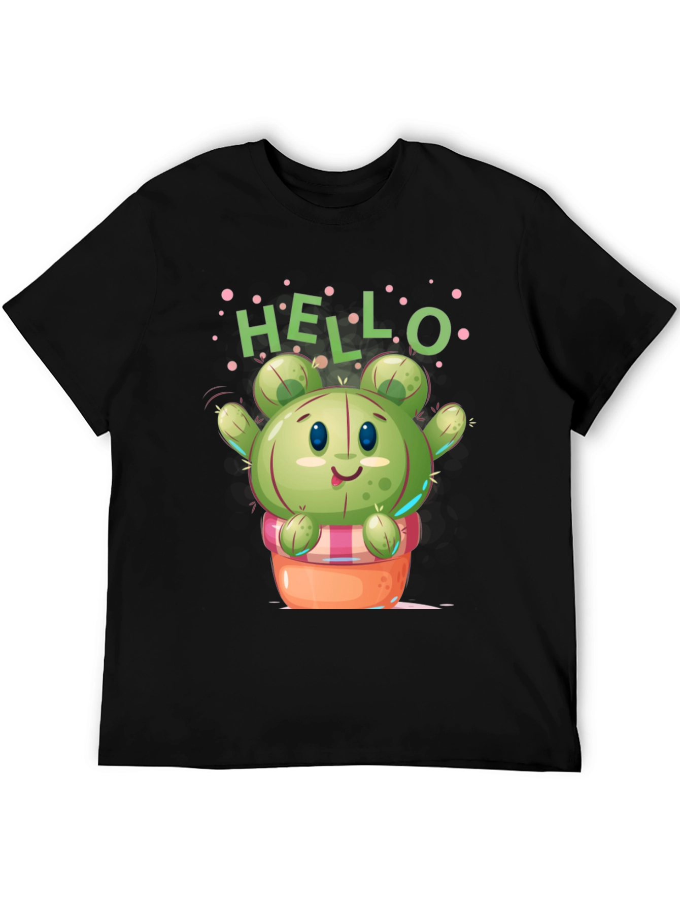 Cute Cactus T-Shirt - Hello Design