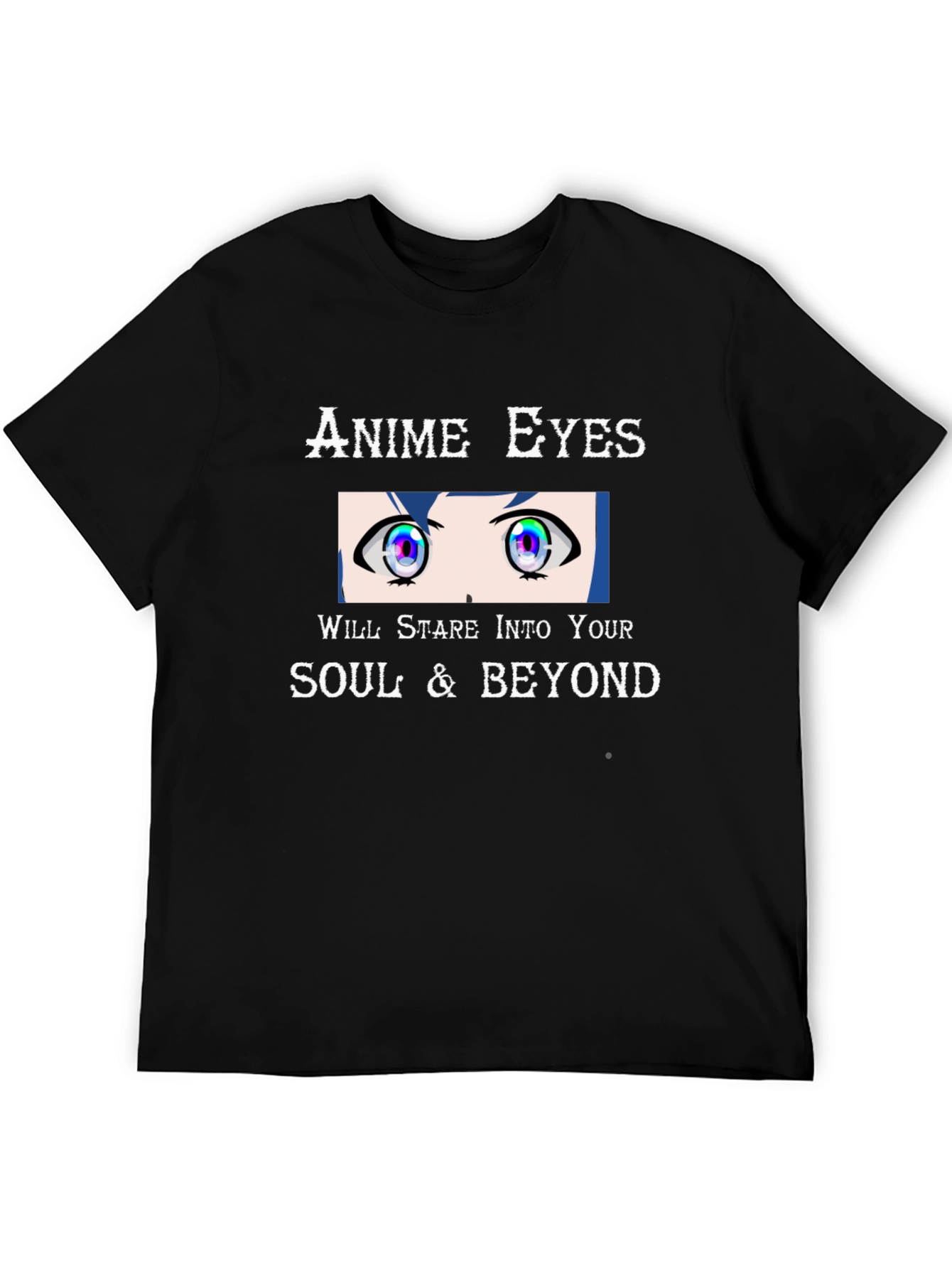 Anime Eyes Stare T-Shirt - Unique Graphic Tee