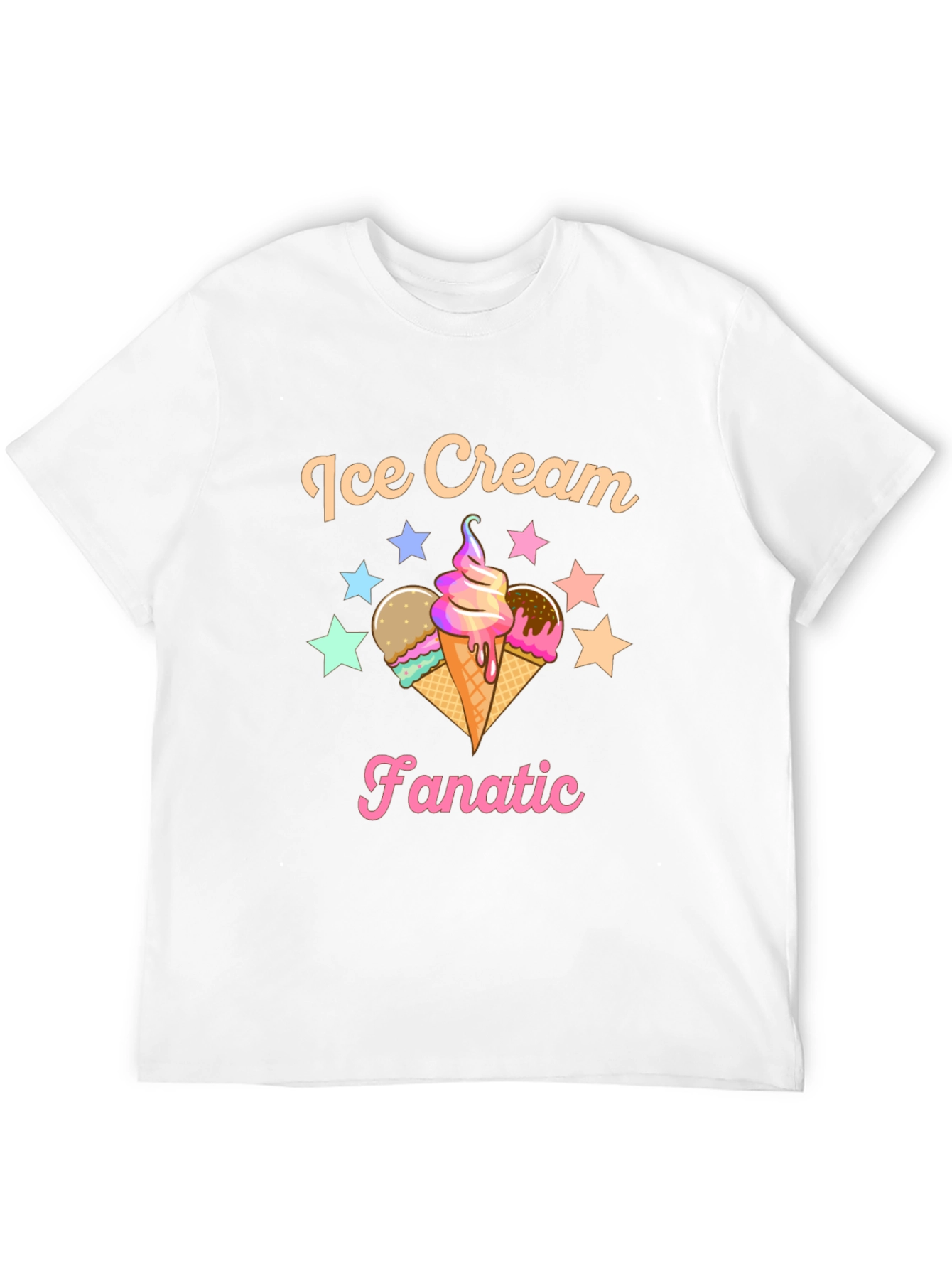 Ice Cream Fanatic Graphic Tee - Stylish Comfort