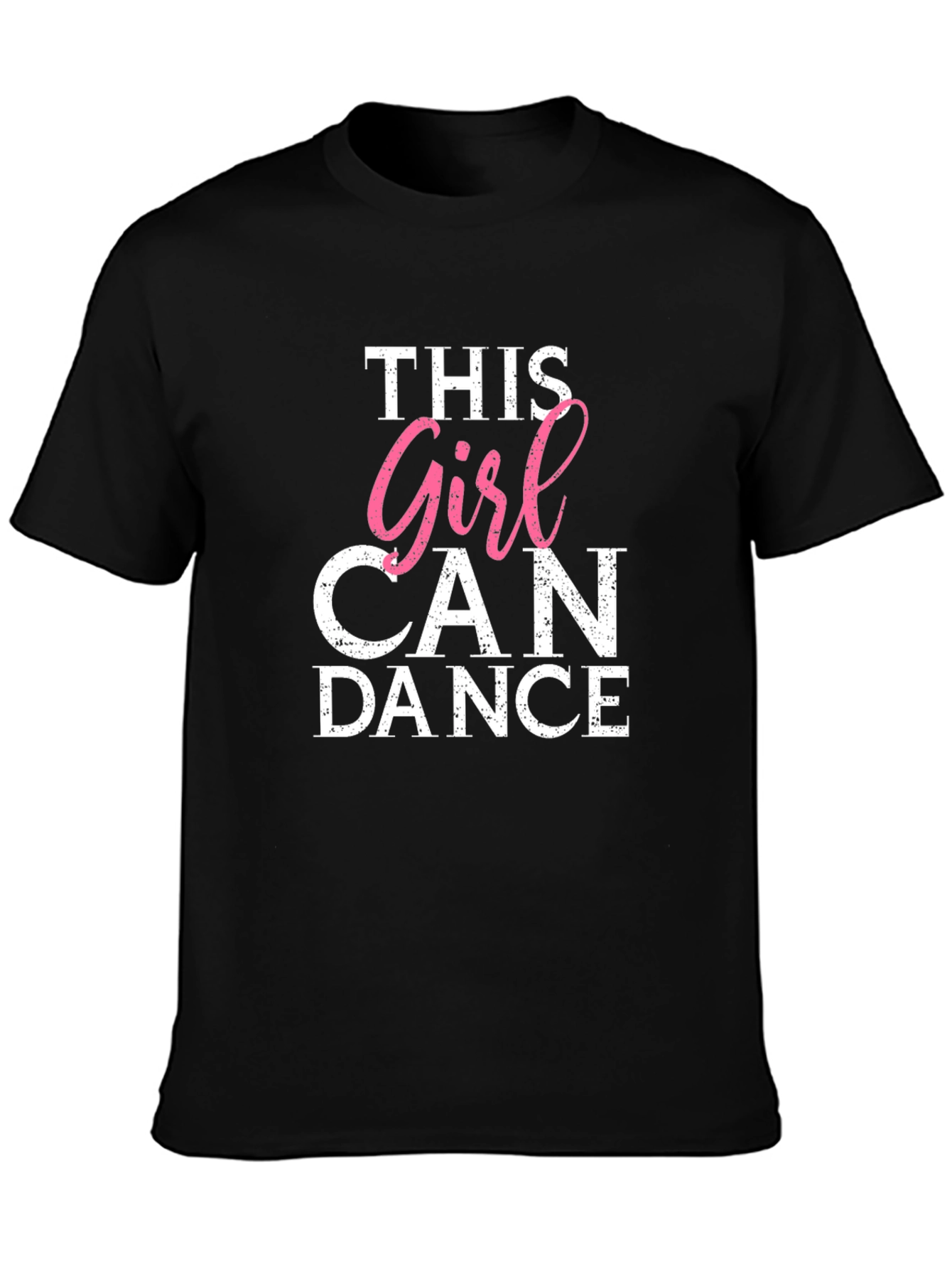 This Girl Can Dance Graphic Tee - Black
