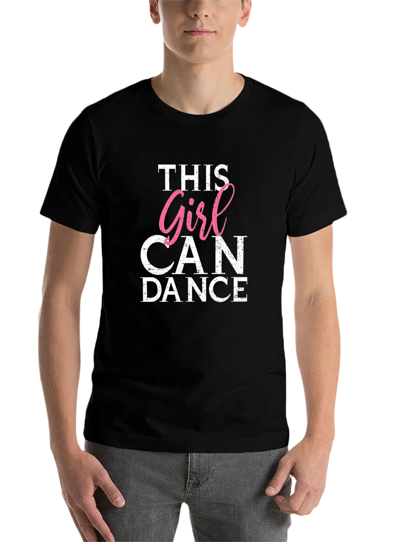 This Girl Can Dance Graphic Tee - Black
