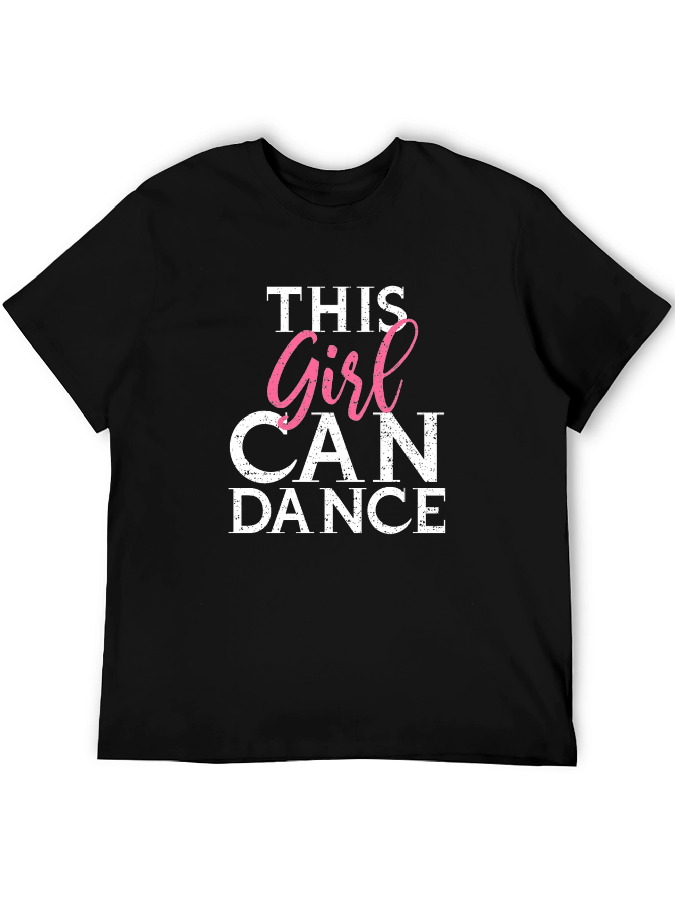 This Girl Can Dance Graphic Tee - Black