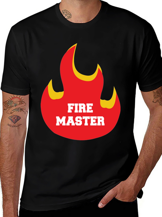 Fire Master T-Shirt - Cool Graphic Tee