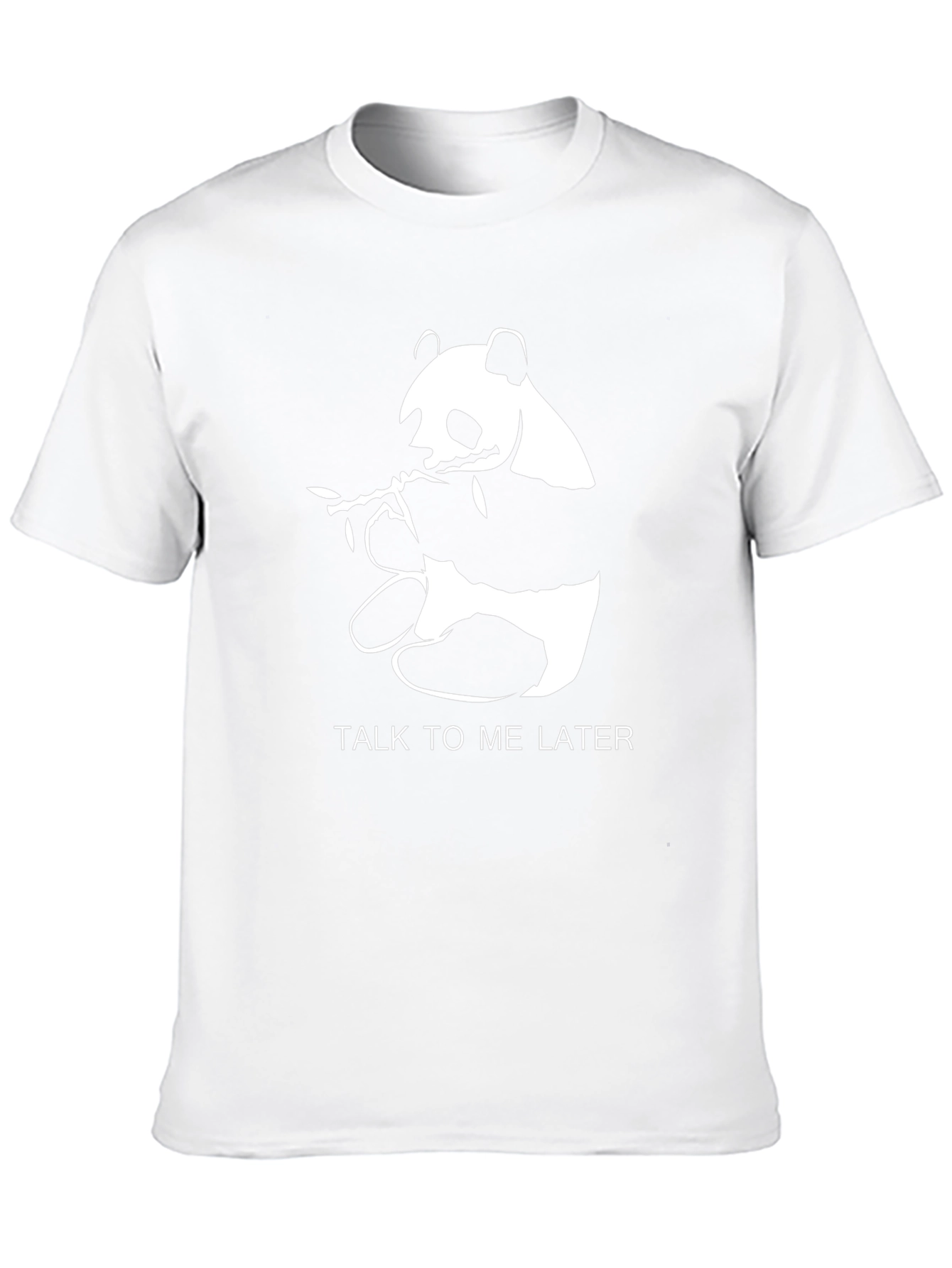 Talk to Me Later Panda Graphic T-Shirt