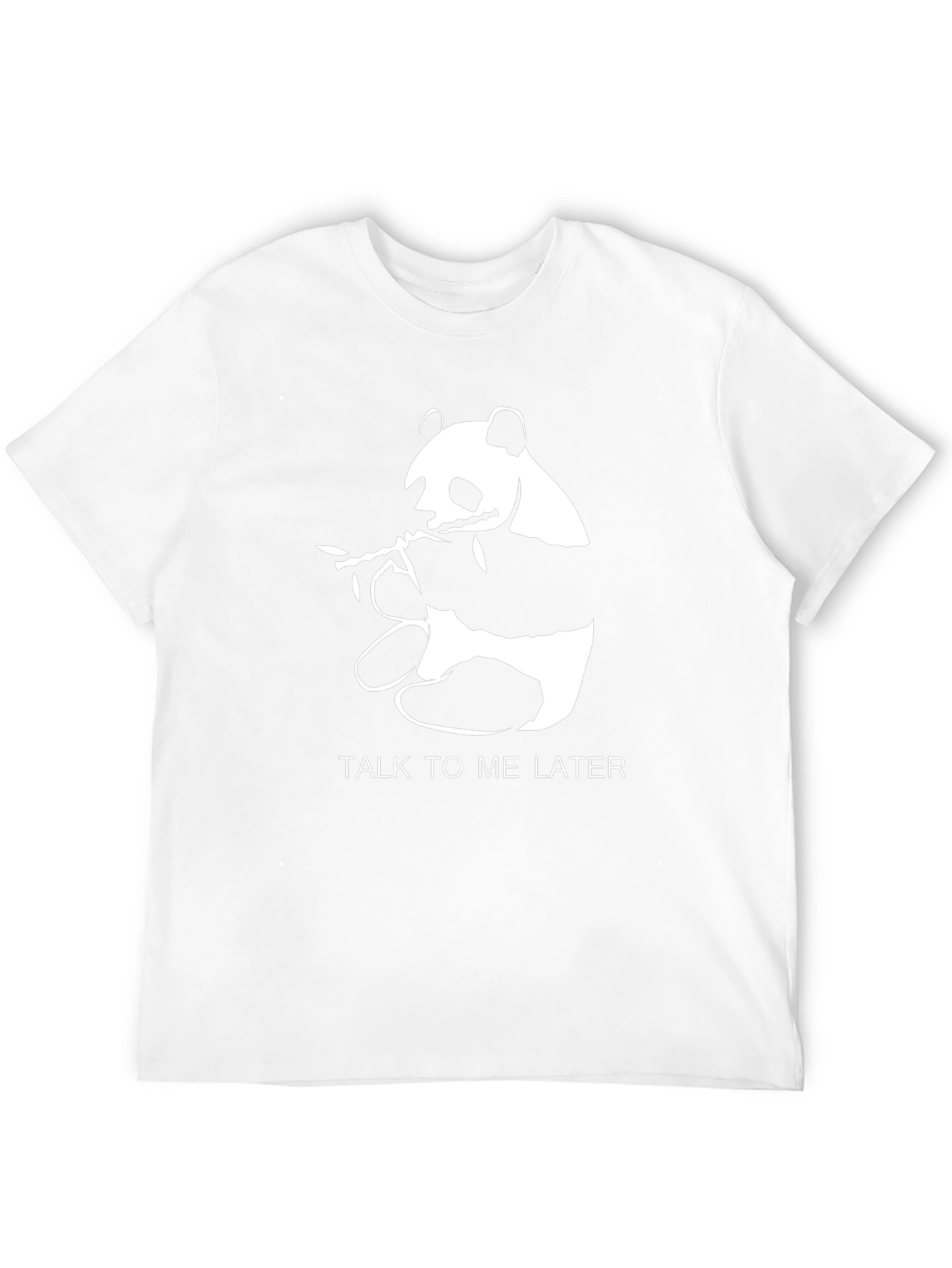 Talk to Me Later Panda Graphic T-Shirt