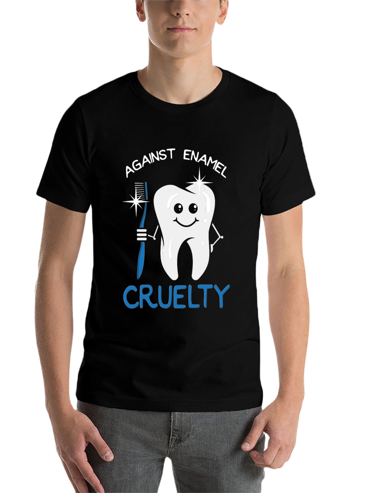 Against Enamel Cruelty Graphic Tee