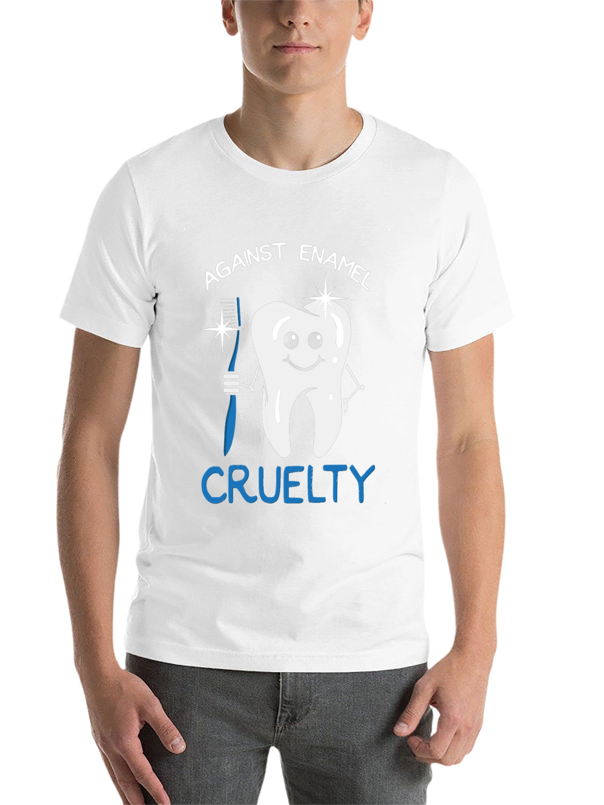 Against Enamel Cruelty Graphic Tee
