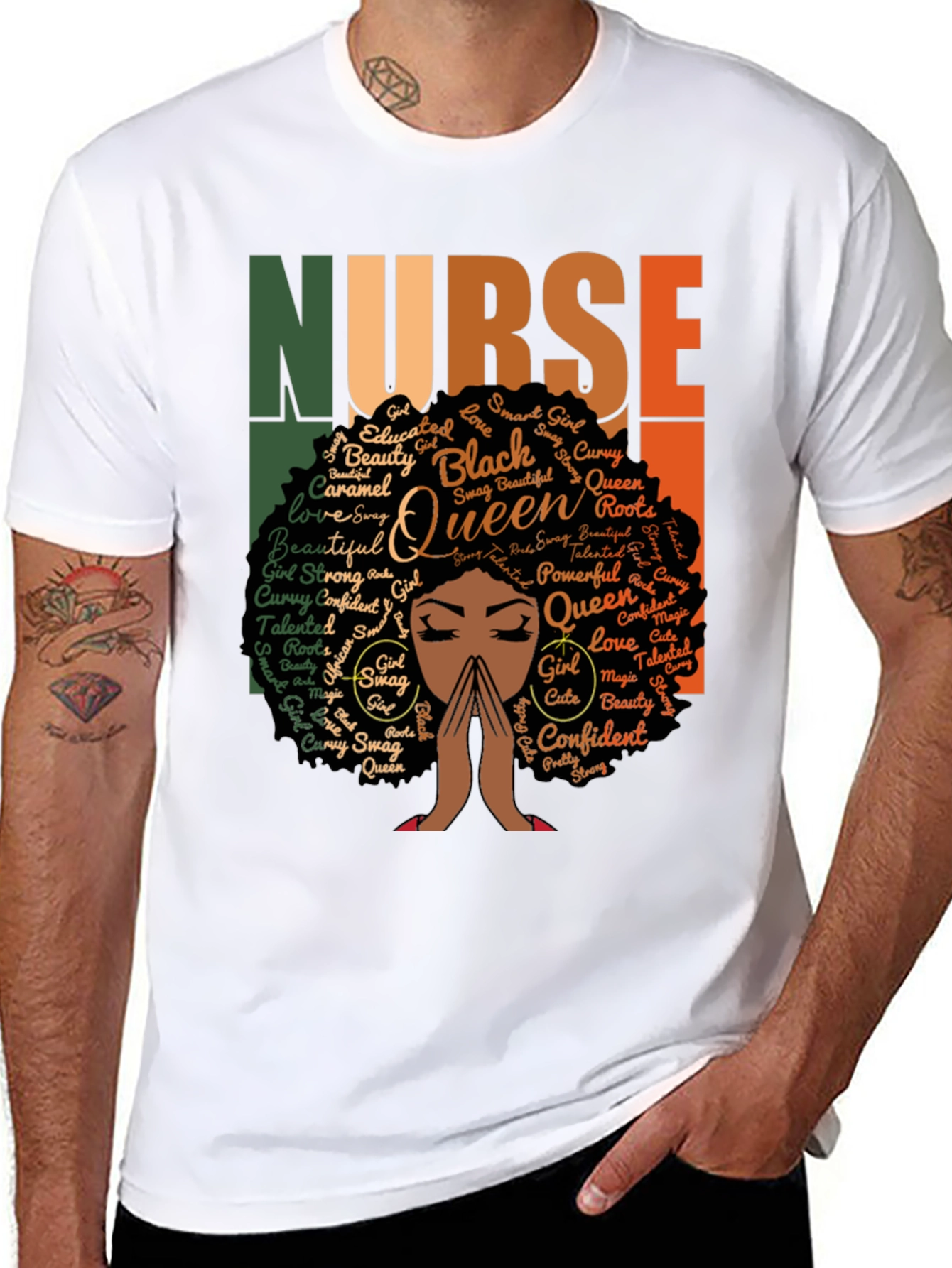 Black Queen Nurse T-Shirt