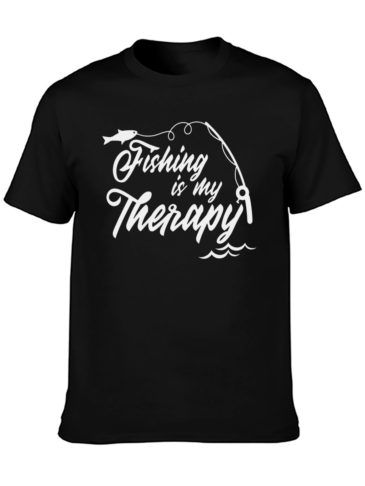 Fishing is My Therapy Graphic Tee
