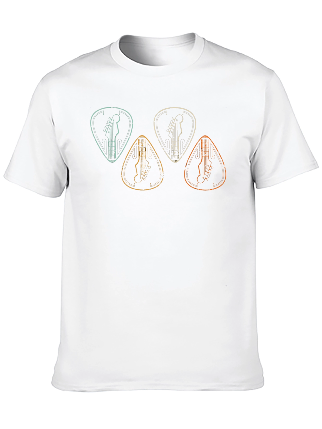 Guitar Pick Graphic T-Shirt - Music Lover Tee